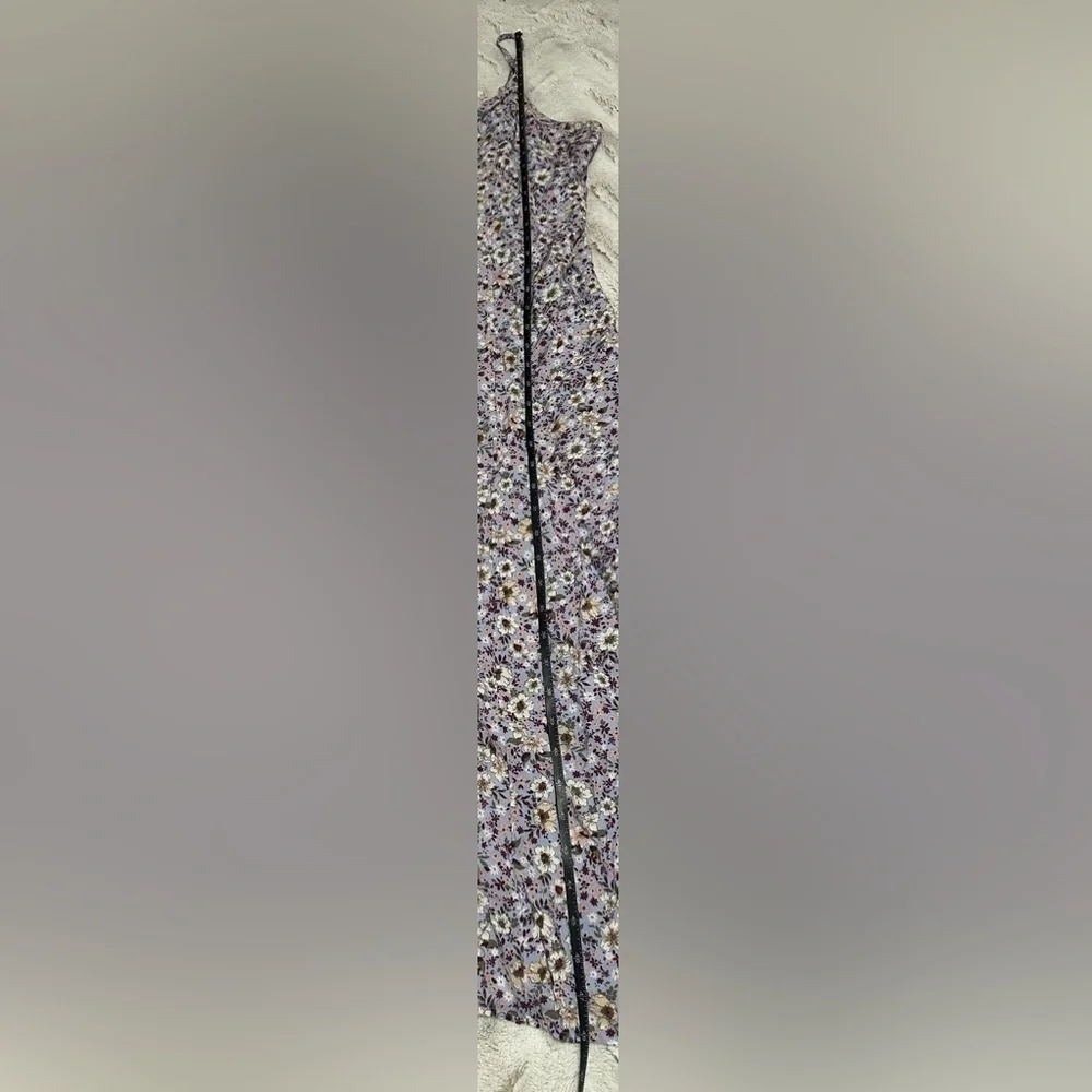 SO Button Front Floral Sleeveless Maxi Cami Junior’s Dress - Picture 8 of 11